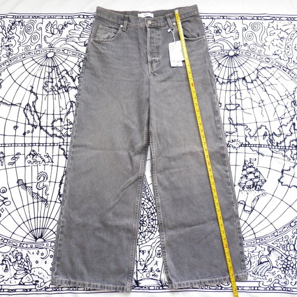 Mango || Massy Wide Leg Grey Jeans NWT - Picture 5 of 10